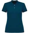 NS208 Native Spirit Ladies Piqué Polo Shirt peacock blue colour image